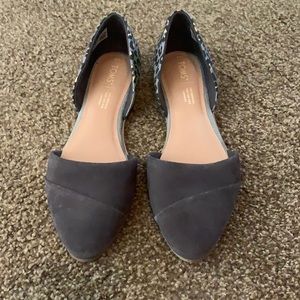 Tom’s cute Gray flats size 8